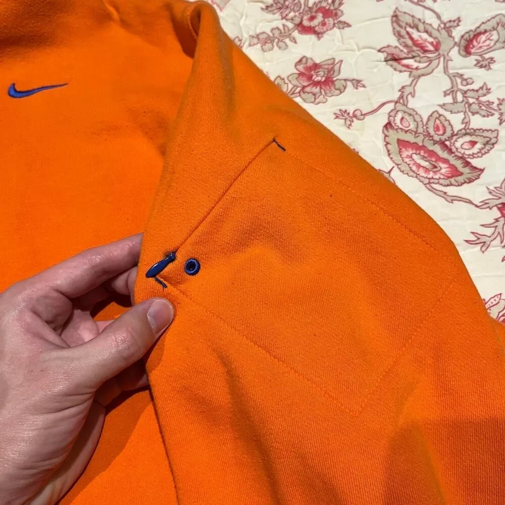 Nike Men's Orange Hoodie